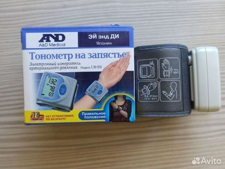 Тонометр на запястье AND UB-201