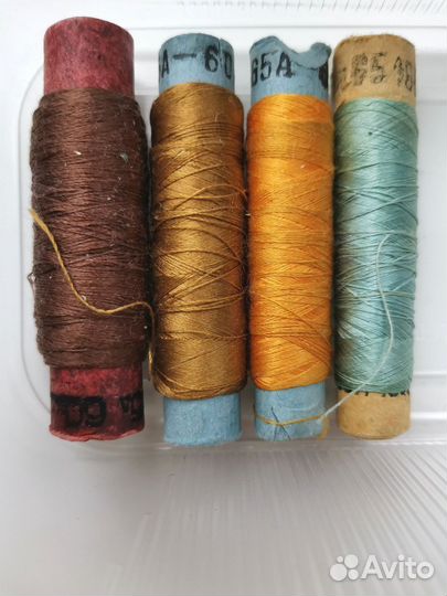 Советские нитки натуральный шелк для вышивки