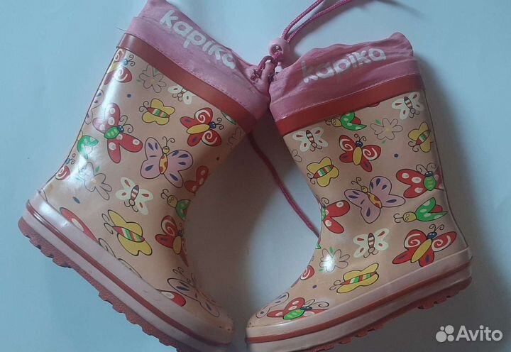 Резиновые сапоги для девочки 26 размер