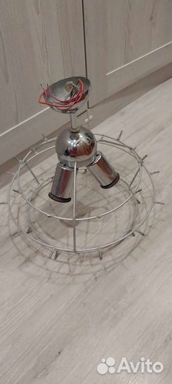 Хрустальная люстра СССР винтажная