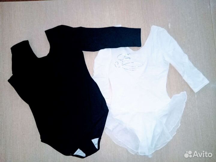 Купальник для танцев, гимнастики и балетки