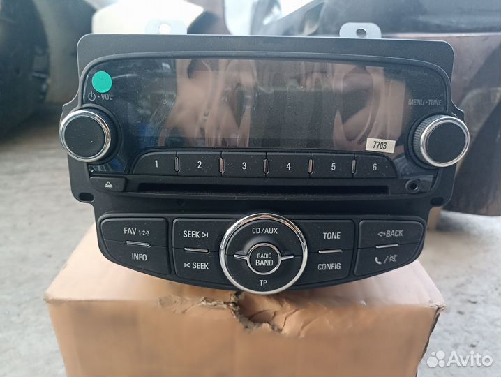 Магнитола новая оригинал Chevrolet Cruze 2009-2016