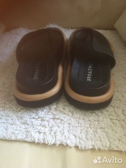 Шлепки женские 38 размер натуральная кожа
