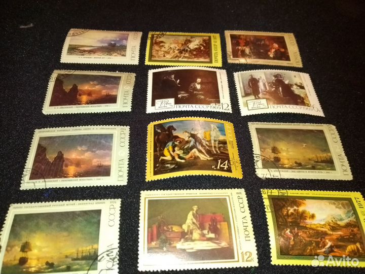 Почтовые марки СССР. 54 шт