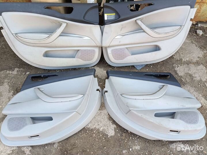 Обшивка двери Citroen c5x7 комплект кожа