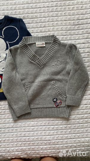 Джемпер на мальчика 86 размер, две штуки