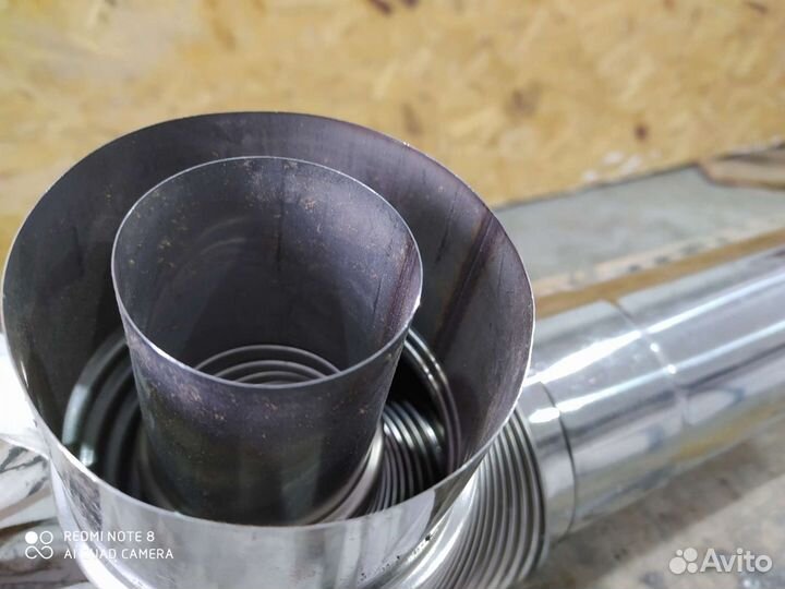 Дымоходная труба для турбированного котла или газо