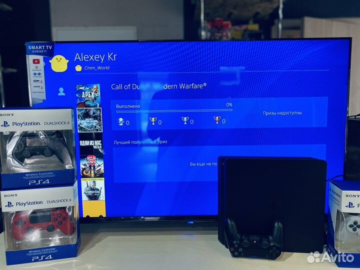 Sony PS4 slim 1tb +400 Игр