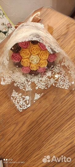 Съедобные букеты из шоколада