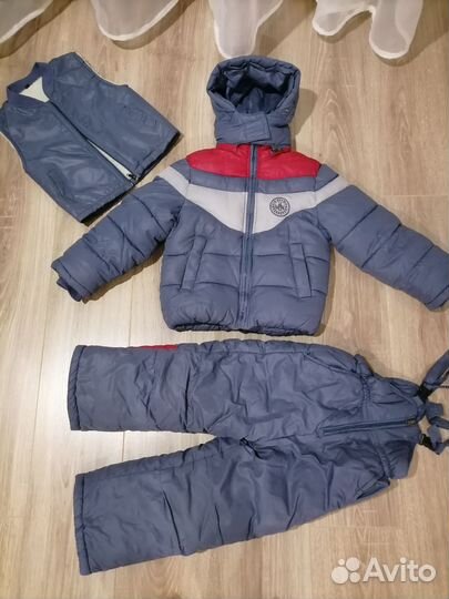 Костюм зимний на мальчика 104 размер