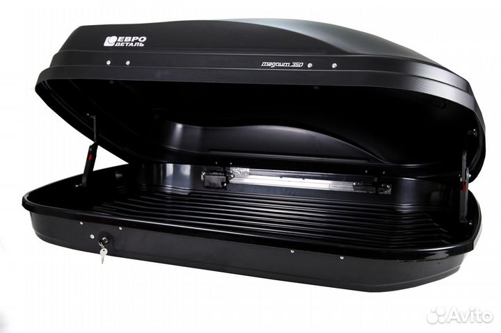 Бокс багажный ED Магнум 350 черный карбон