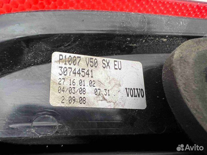 Фонарь задний левый Volvo V-50