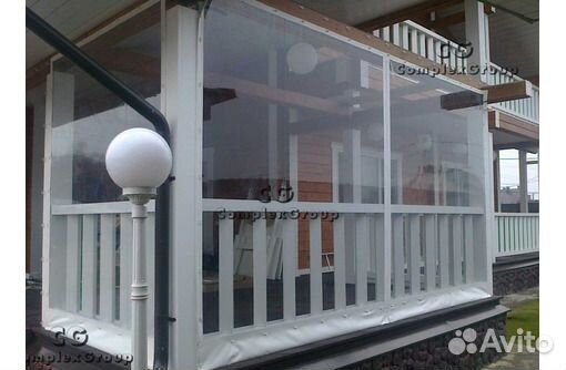 Остекление веранды бассейна