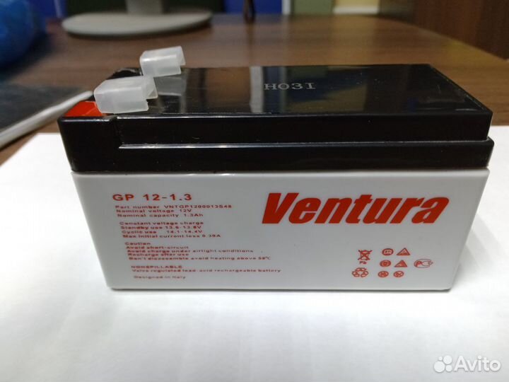 Аккумулятор для ибп Ventura GP 12-1,30 Ah