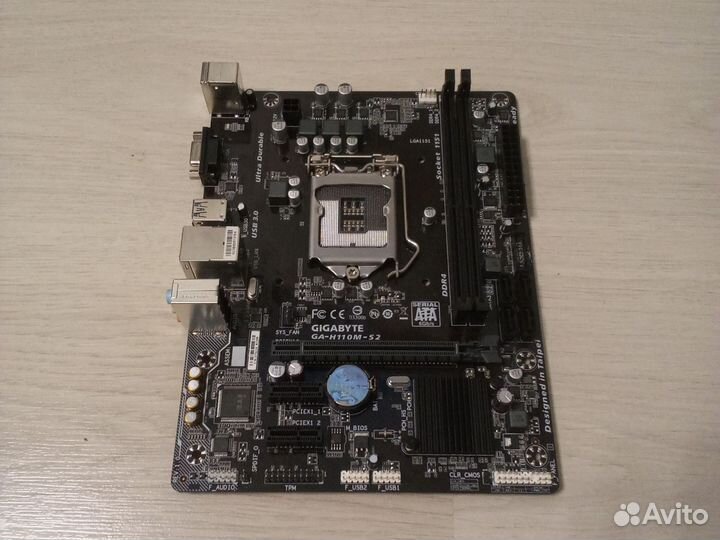 Материнская плата gigabyte GA-H110M-S2