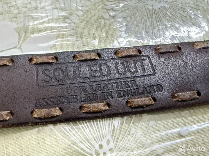 Ремень мужской кожаный souled OUT