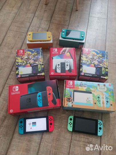 Новая Nintendo switch oled прошитая hwfly picofly