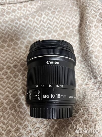 Объектив canon efs 10-18 mm