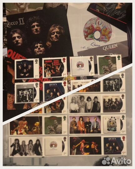 Queen / Квин коллекционные марки UK