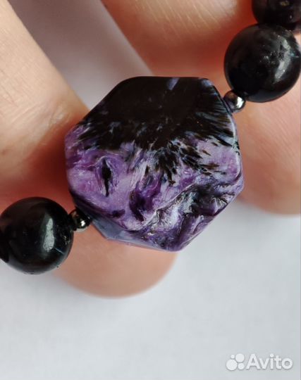 Чароит Астрофиллит браслет