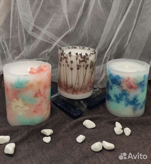 Аромасвеча натуральная для дома