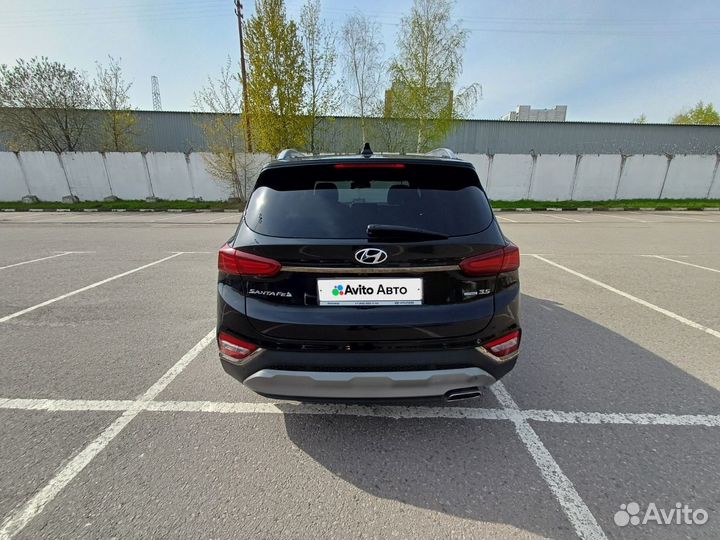 Hyundai Santa Fe 3.5 AT, 2019, 96 000 км
