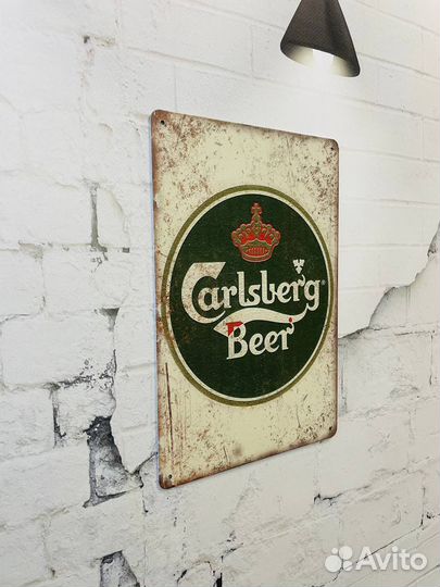 Декор на стену табличка Carlsberg Beer