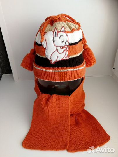 Комплект шапка и шарф