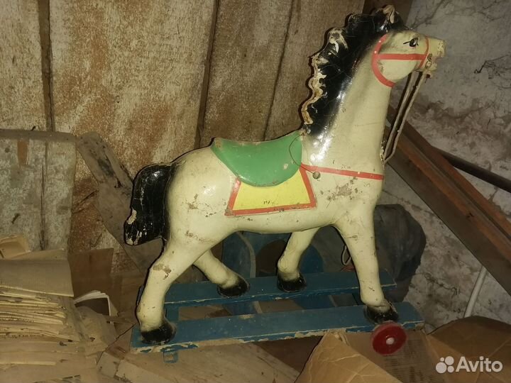 Игрушка лошадка СССР