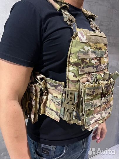 Бронежилет плитник в сборе с плитами Бр5 Мультикам