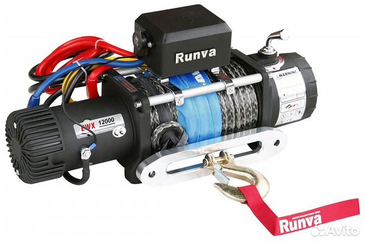 Электрическая лебёдка 12V Runva 12000 lbs 5700 кг