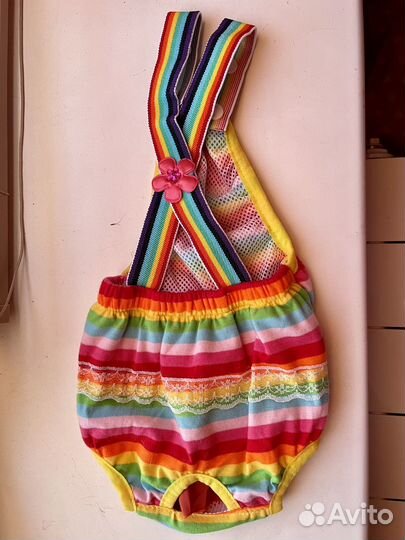 Трусы комбинезон одежда для собак на подтяжках