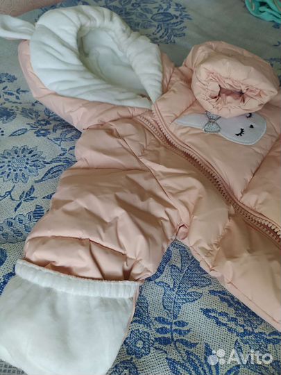 Зимний комбинезон для новорожденных