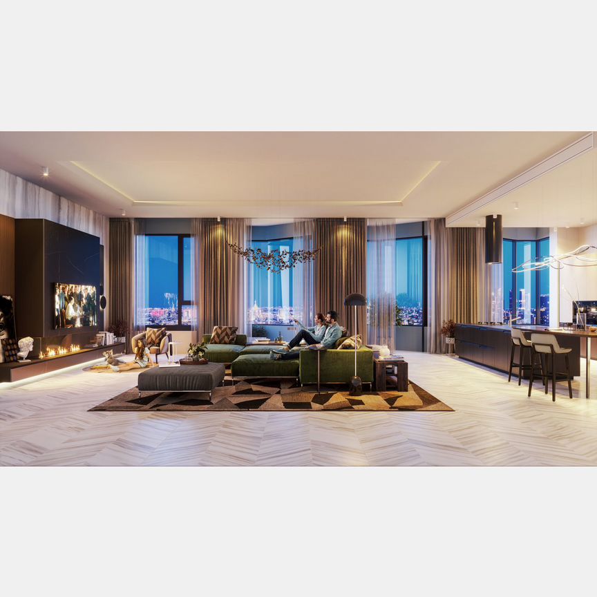 2-к. квартира, 68,1 м², 23/47 эт.