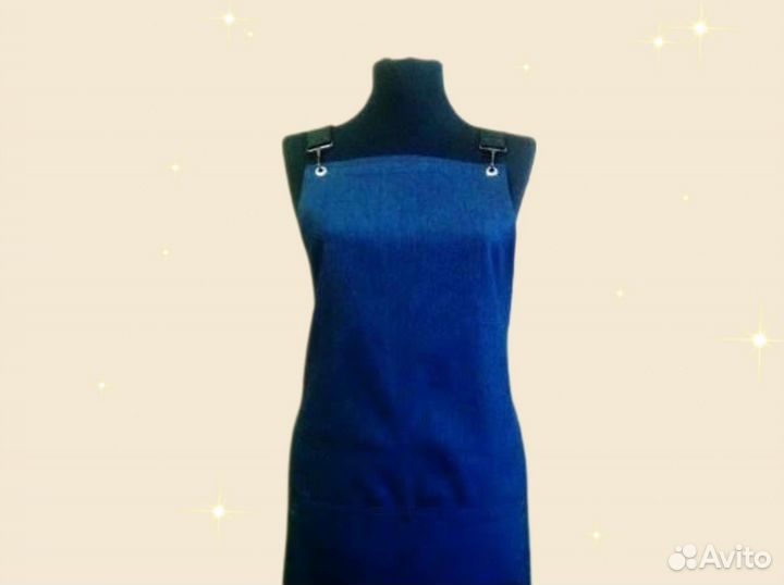 Фартук джинсовый