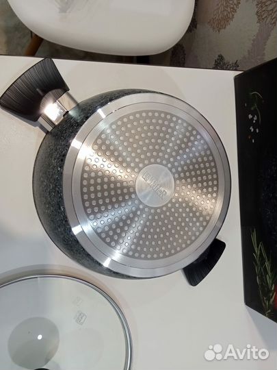 Новый набор taller кастрюля+ковш индукция