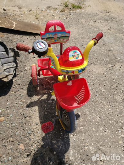 Детский трехколесный велосипед бу