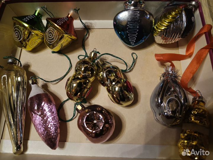 Елочные игрушки СССР наборы поштучно