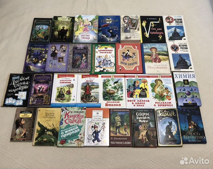 Книги для детей и подростков (внеклассное чтение)