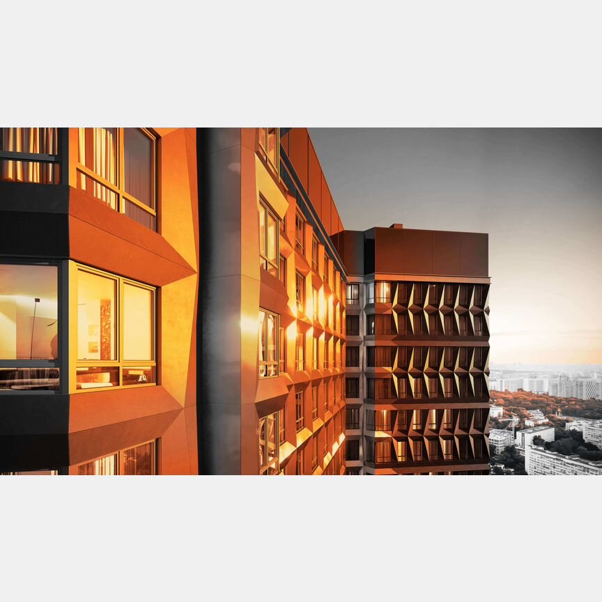 1-к. квартира, 46 м², 34/50 эт.