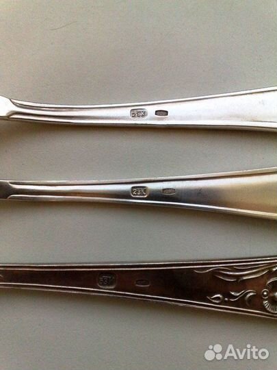 Столовое серебро СССР