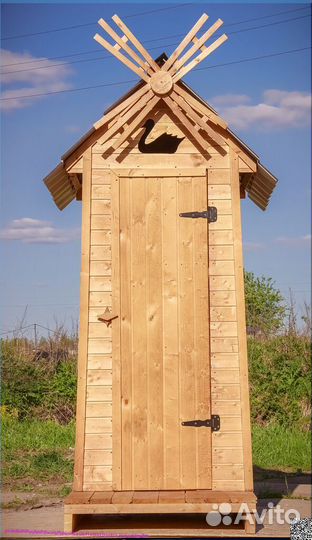 Дачный туалет с установкой
