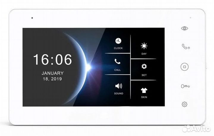 Видеодомофон JVS skally HD wifi white