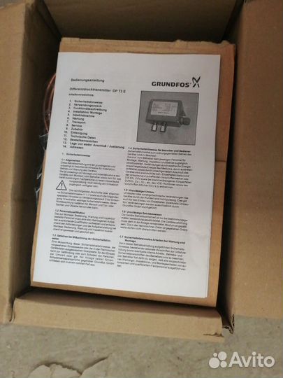 Датчик перепада давления Grundfos DP-T3E/60