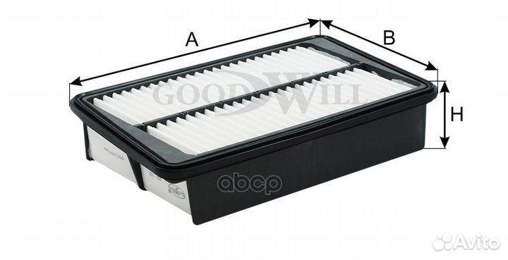 Фильтр воздушный chrysler, GAZ