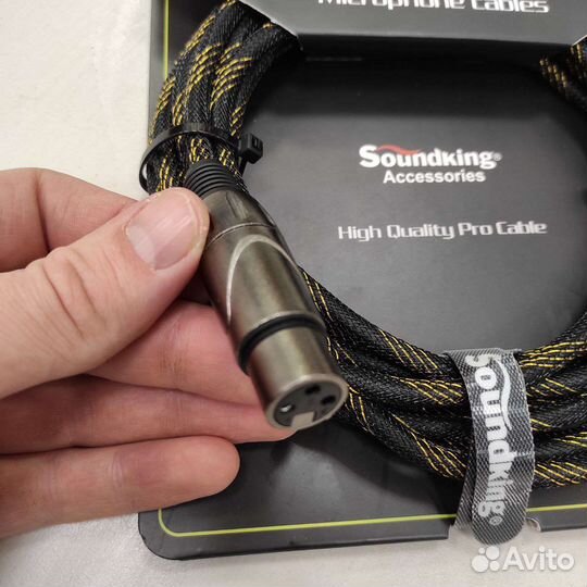 Микрофонный кабель 5 м XLR- XLR новый