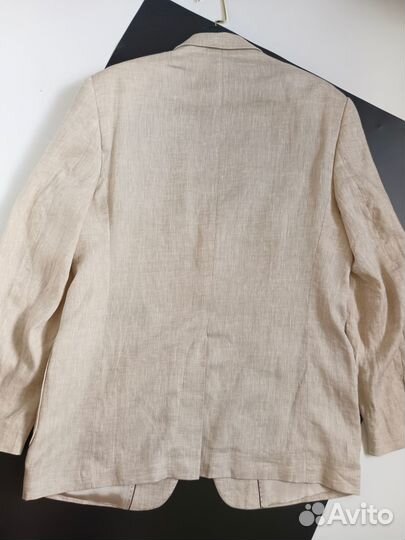 Льняной мужской пиджак carlo potti