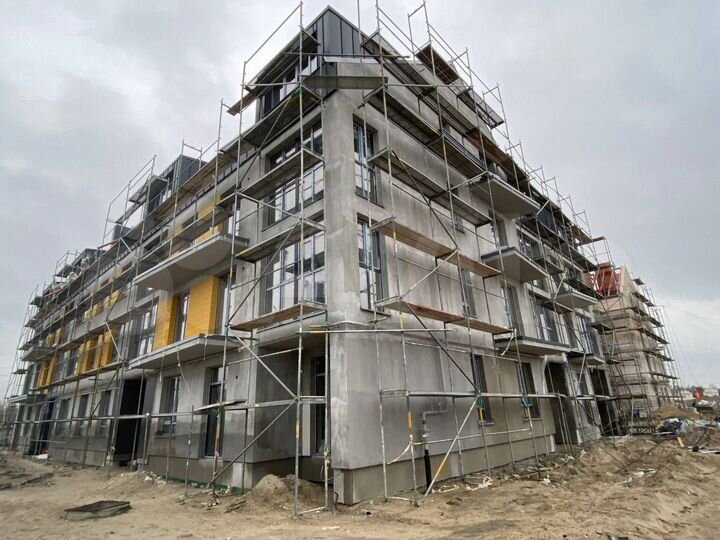 1-к. квартира, 53,8 м², 4/4 эт.