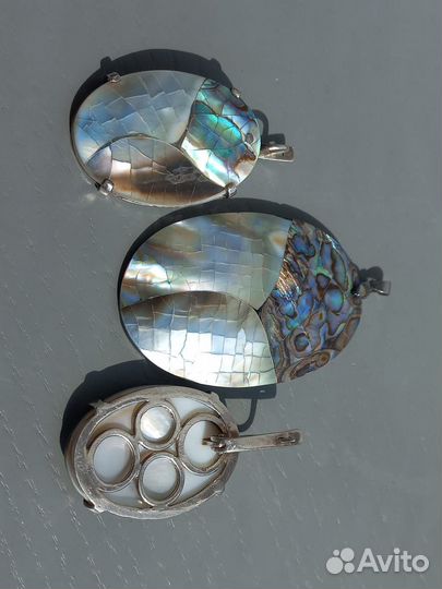 Серьги серебро
