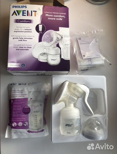 Молокоотсос avent ручной